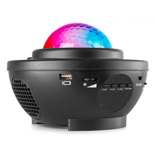 Proyector Estrellas Galaxia LED con Altavoz Bluetooth, Mando a Distancia, Temporizador y Luz Nocturna Infantil